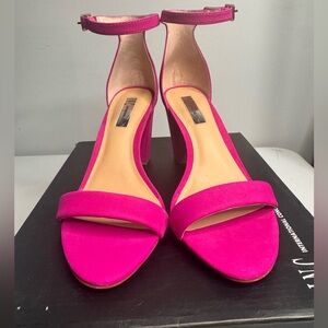 INC Internation Concepts - Kivah Deep Fuchsia Heel - Size: 8